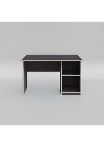 Kenzlife ofis masası kamikaze gri sağ 75*160*60 raflı dolap şeritli bilgisayar çalışma masası modelleri