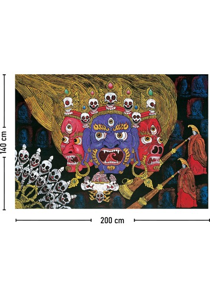 Tibet Etnik Desen Budist Thangka ve Mandala Bohem Duvar Örtüsü Halısı fırsatları