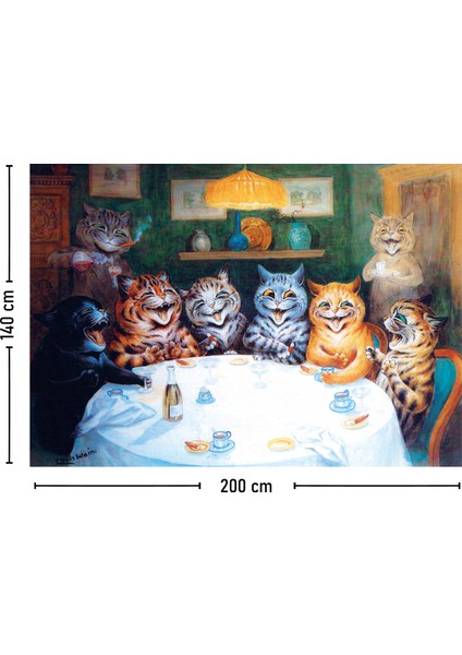 Kediler Louis Wain Duvar Örtüsü Halısı fiyatları