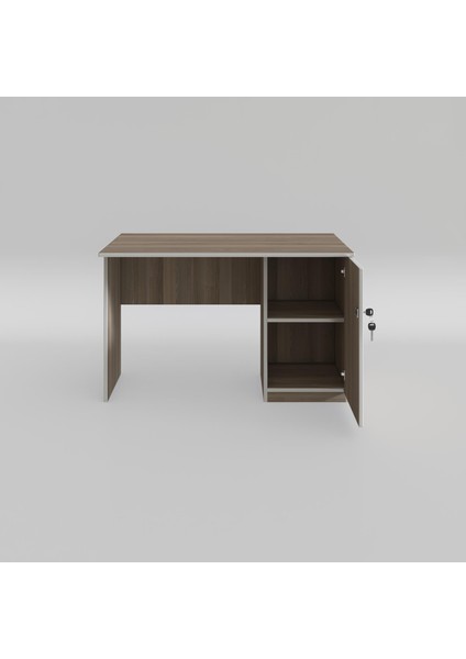 Kenzlife ofis masası miyamoto crd sağ 75*120*60 kilitli kapaklı dolap bilgisayar çalışma masası modelleri
