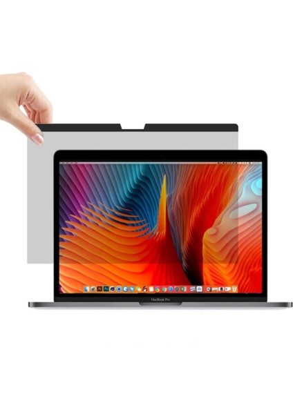 Macbook Air 13 M1 2021 A2337 Uyumlu Mıknatıslı Privacy Hayalet Ekran Koruyucu 13.3"