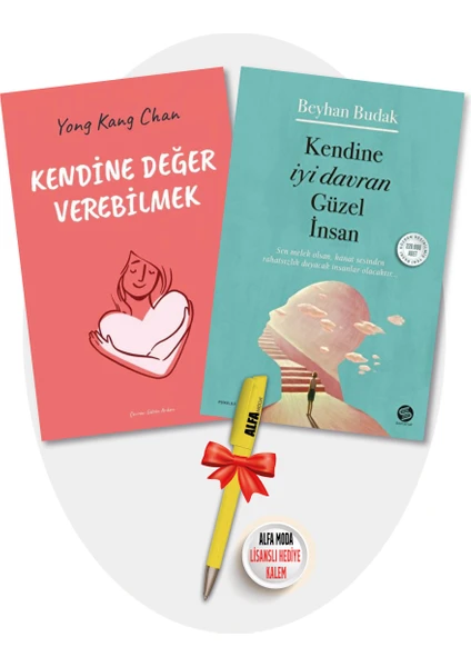 Kendine Iyi Davran Güzel Insan (Beyhan Budak) +  Kendine Değer Verebilmek (Yong Kang Chan) 2 Kitap - Beyhan Budak