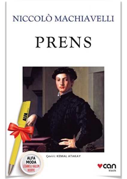 Prens (Niccolo Machiavelli) + Savaş Sanatı (Sun Tzu) 2 Kitap + Moda Lisanslı Kalem - Can Yayınları - Niccolo Machiavelli fiyatları