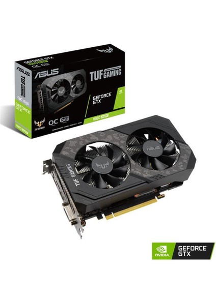 Geforce TUF-GTX1660S-O6G-GAMING 6gb Gddr6 192BIT 1xhdmı 1xdp 1xdvı Ekran Kartı