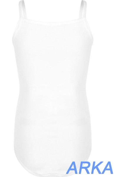 Kız Çocuk Ip Askılı Kancalı Body Pamuklu Rahat Esnek 9-14 Yaş fiyatları