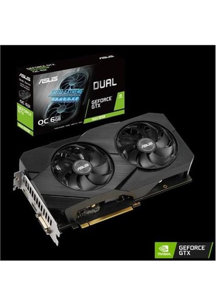 Geforce DUAL-GTX1660S-O6G-EVO 6gb Gddr6 192BIT 1xhdmı 1xdvı Ekran Kartı