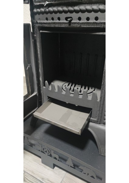 Flame Stove FS-053 Majör Tek Camlı Kuzineli Döküm Soba