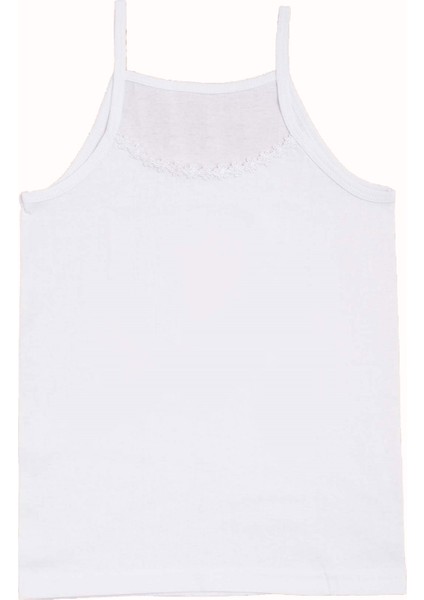 12LI Kız Çocuk Ip Askılı Papatya Yaka Atlet Pamuklu Fanila fiyatları