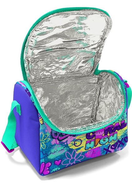 Kids Lavanta Su Yeşili Grafiti Desenli 3'lü Okul Çanta Seti SET0114414 fırsatları