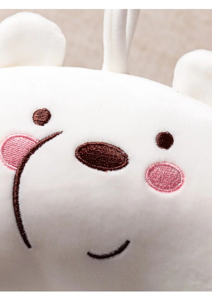 We Bare Bears Lisanslı Uyku Maskeli Sevimli Boyun Yastığı - Kutup Ayısı