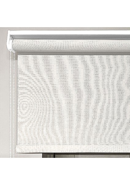 Modern Sun Screen Lüks Stor Perde Alüminyum Kasalı Yüksek Kaliteli - Ekru fiyatları