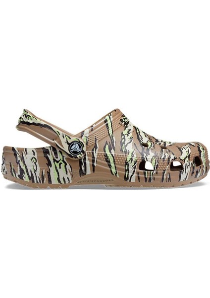 Classic Printed Camo Clog Unisex Sandalet