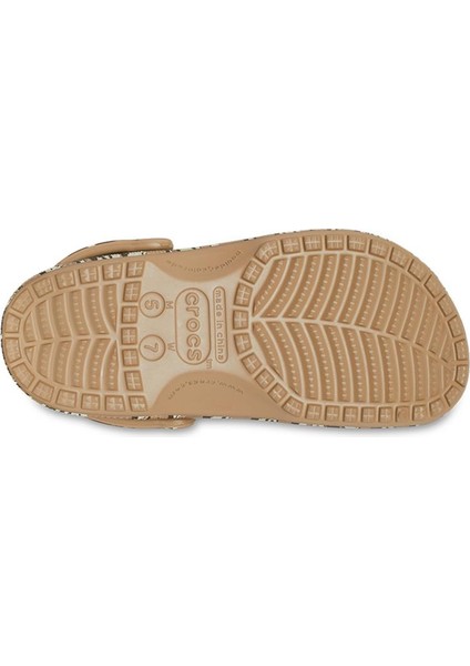 Classic Printed Camo Clog Unisex Sandalet