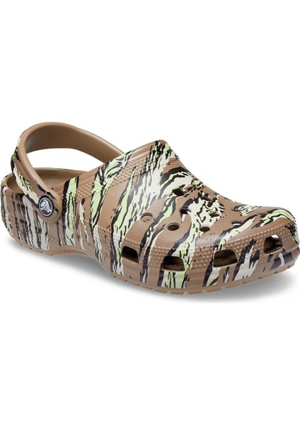 Classic Printed Camo Clog Unisex Sandalet
