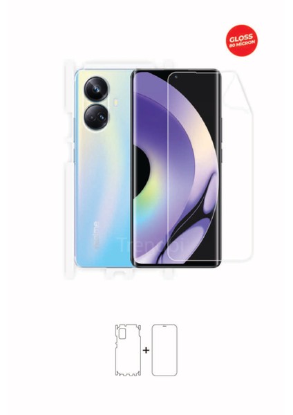 Realme 10 Pro Plus Full Kaplama Ön Arka ve Yanlar 360 Derece Tam Kapatan Hd Film