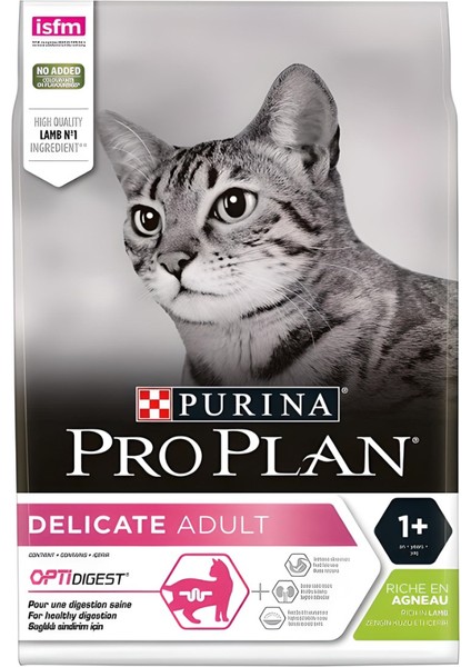 Delicate Yetişkin Kuzulu Kedi Maması 3 kg