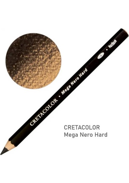 Mega Nero Pencil Hard Yağlı Kömür Kalem 461 48