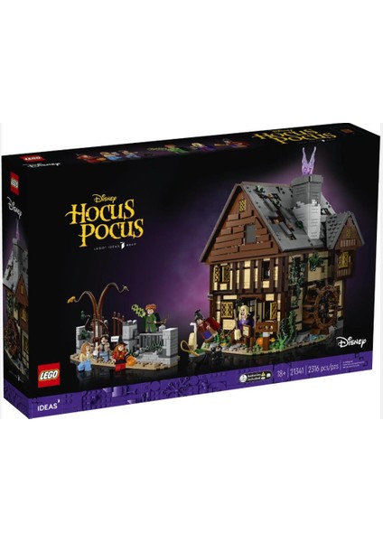 Ideas 21341 Disney Hocus Pocus: Sanderson Kardeşlerin Evi