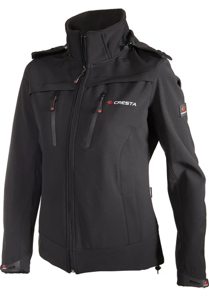 Outdoor Kapüşonlu Kadın Softshell Ceket