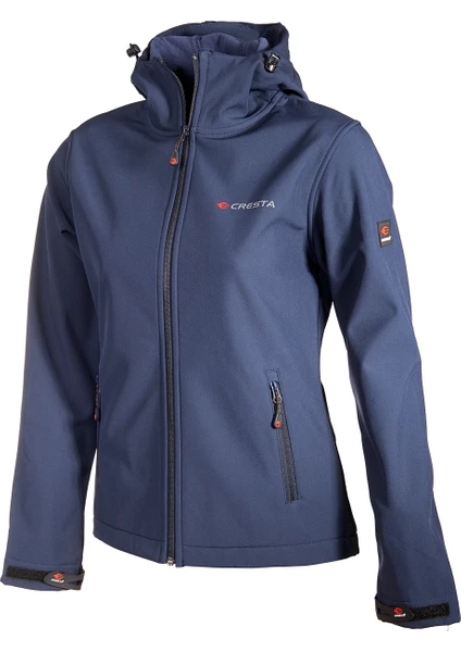 Outdoor Basic Kapüşonlu Kadın Softshell Ceket