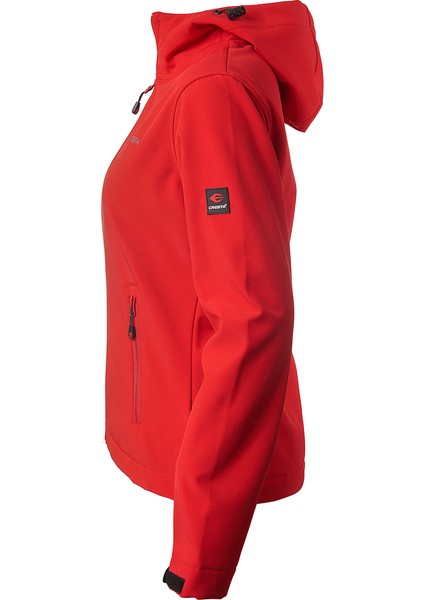 Outdoor Basic Kapüşonlu Kadın Softshell Ceket