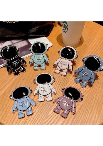 Space Astronot Figürlü Cep Telefonu Standı Cihazınızın Arka Yüzeyine Veya Kılıfınıza 3m Yapıştırıcı Takabilirsiniz fırsatları