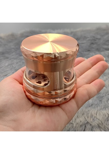 63 Mm. Rose Pencereli Tütün Baharat Herbal Öğütücüsü Parçalayıcı RC80RS fırsatları