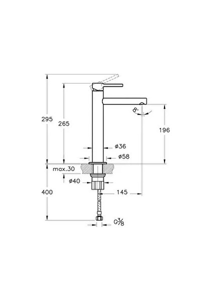 Origin Lavabo Bataryası-Çanak