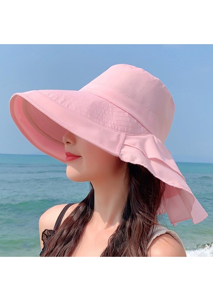 Eva Katlanabilir Plaj Şapkası - Pembe (Yurt Dışından) fiyatları