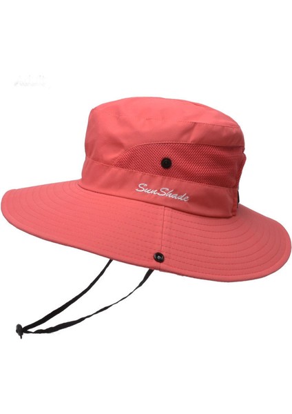 Eva Uv Korumalı Kadın Şapka - Kırmızı (Yurt Dışından)