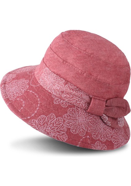 Eva Katlanabilir Kadın Şapka - Kırmızı (Yurt Dışından)