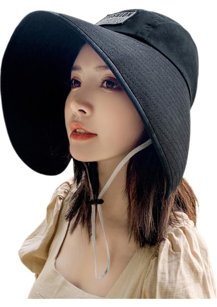 Eva Uv Koruma Kadın Şapka - Siyah (Yurt Dışından)