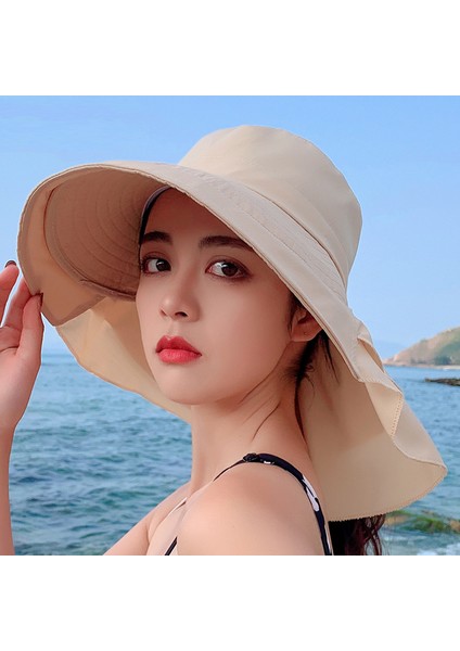 Eva Katlanabilir Plaj Şapkası - Bej (Yurt Dışından) modelleri