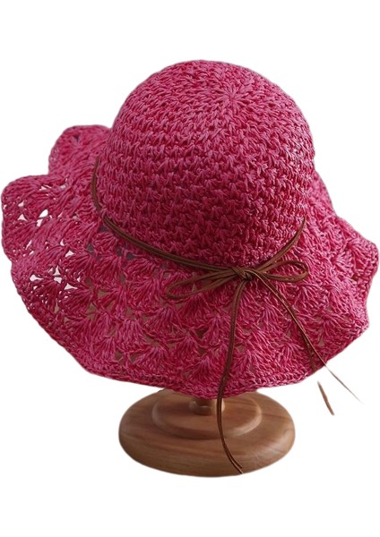 Eva Nefes Alabilir Kadın Şapka - Kırmızı (Yurt Dışından)