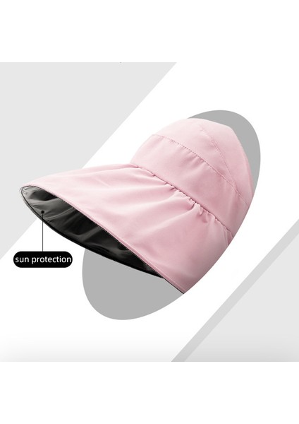 Eva Katlanabilir Kadın Şapka - Pembe (Yurt Dışından)