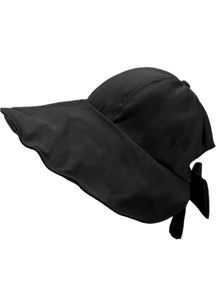 Eva Katlanabilir Kadın Şapka - Siyah (Yurt Dışından)