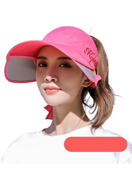 Eva Bisiklet Nefes Alabilen Vizör Dişi Ölçeklenebilir Geniş Ağzı Boş Üst - Kırmızı (Yurt Dışından)