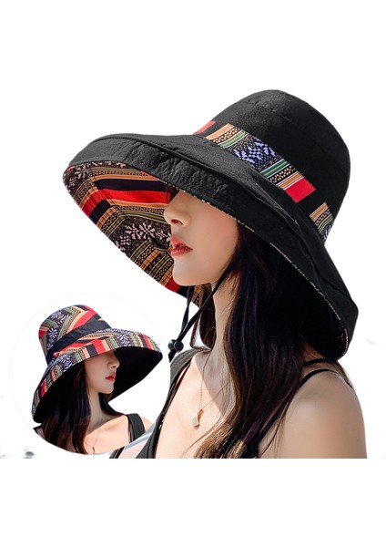 Eva Kadın Yazlık Şapka - Siyah (Yurt Dışından)