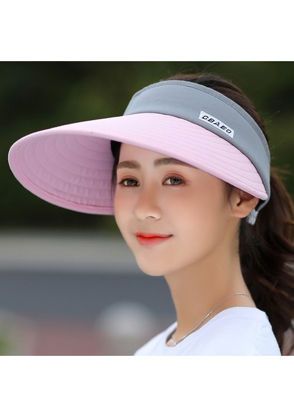 Eva Ayarlanabilir Uv Koruması Geniş Ağzı Boş Üst Güneş Dişi Vizör Şapkası - Pembe (Yurt Dışından) modelleri