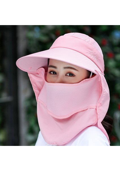 Eva Açık Hafif Nefes Alabilir Koruyucu Yüz Boyun Çıkarılabilir Güneş Şapkası - Pembe (Yurt Dışından) fiyatları