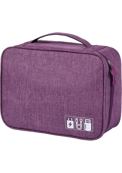 Joyne Taşınabilir USB Veri Kablosu, Güç Adaptörü, Şarj Su Geçirmez Çok Fonksiyonlu Elektronik Aksesuarlar Için Komple Çanta (Yurt Dışından)