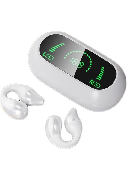 Happy World Shopping Kemik Iletim Kulaklık Bluetooth 5.2 Kulak Klipsi Kulak Küpe Kablosuz Kulaklıklar Spor Kulaklıklar Mic İle Kulak Kancası (Yurt Dışından)