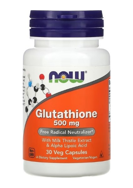 Glutathione, 500 mg, 30 Kapsül (Glutatyon ve Alpha Lipoic Acid)