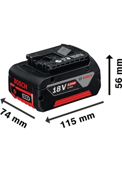 Professional 18 V Başlangıç Seti 2X18V 5,0AH + GAL1880 Cv
