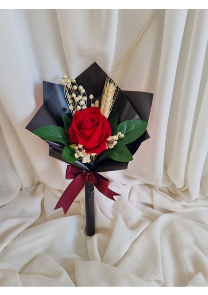 Siyah Tekli Gül Buketi/sevgiye Hediye /söz Nişan
