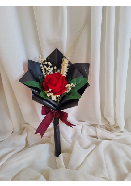 Siyah Tekli Gül Buketi/sevgiye Hediye /söz Nişan fiyatları