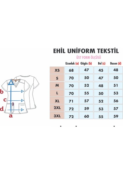 Alpaka Kumaş Tek Üst Beyaz Uniforma Doktor Hemşire Forması Unisex Kesim