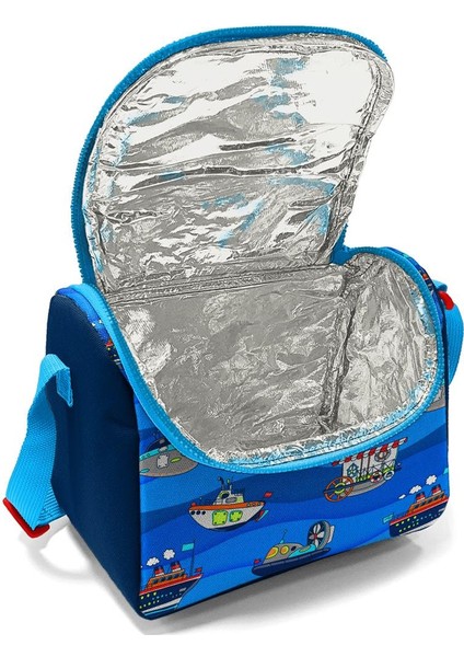 Kids Lacivert Mavi Gemi Desenli 3'lü Okul Çanta Seti SET0114416