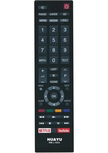 Toshıba Smart LED Tv Kumandası Huayu RM-L1625