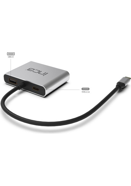 Itpc-4 USB C To 2x Hdmı 4K USB 2.0+Pd